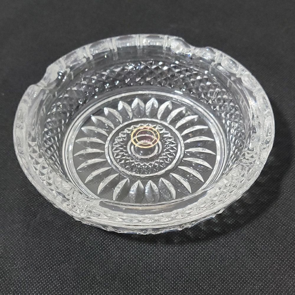 Crystal Clear ashtray (24% lead crystal)